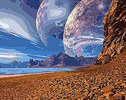 

Universe From Earth – Paint By Numbers - 40*50CM, 501 Original