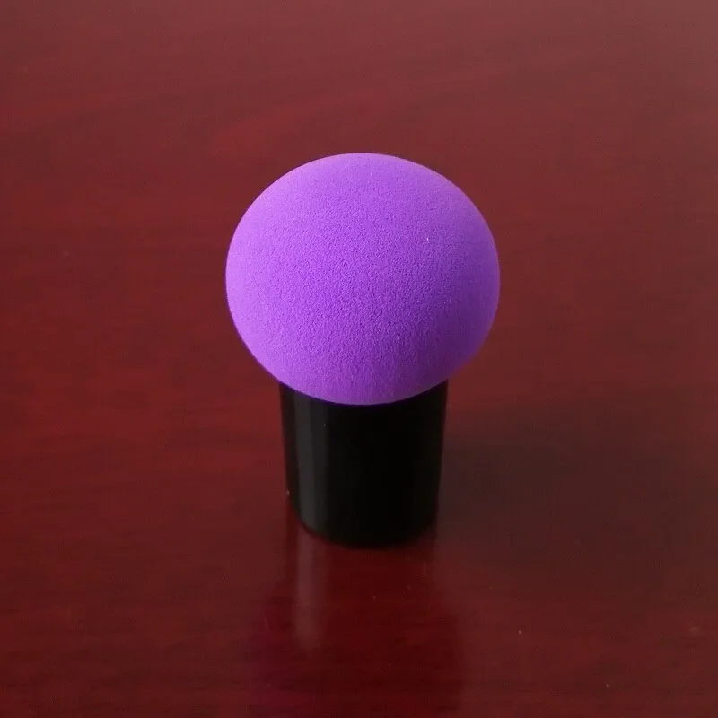 Non-latex Makeup Sponge Mushroom Head Powder Liquid Foundation Puff Dry & Wet Multi- function Cosmetic Tool Tamp Storage Box