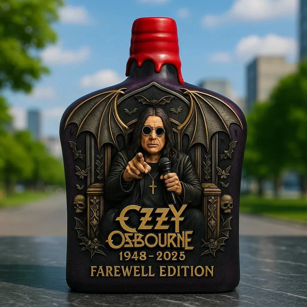 Ozzy Osbourne Limited Edition Whiskey Bottle