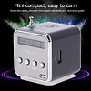 TD-V26 Mini Radio FM Digital Portable Speakers w/Receiver Support TF Card