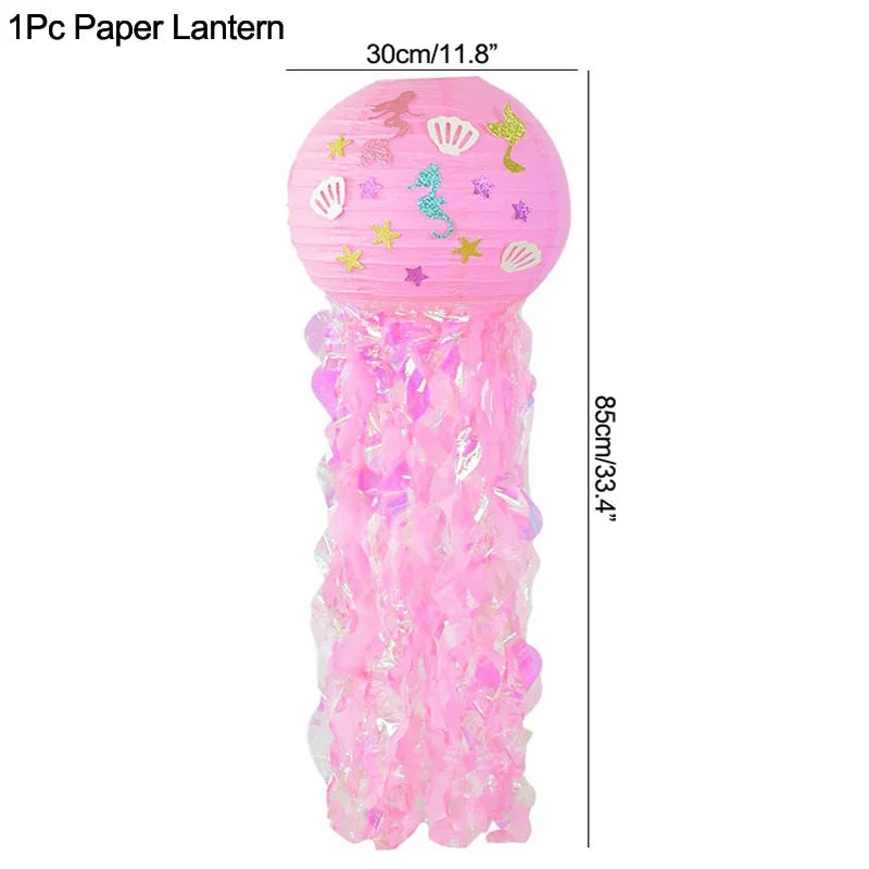 Little Mermaid Party Balloons 32inch Number Foil Balloon Kids Birthday Party Decoration Supplies Baby Shower Decor Helium Globos