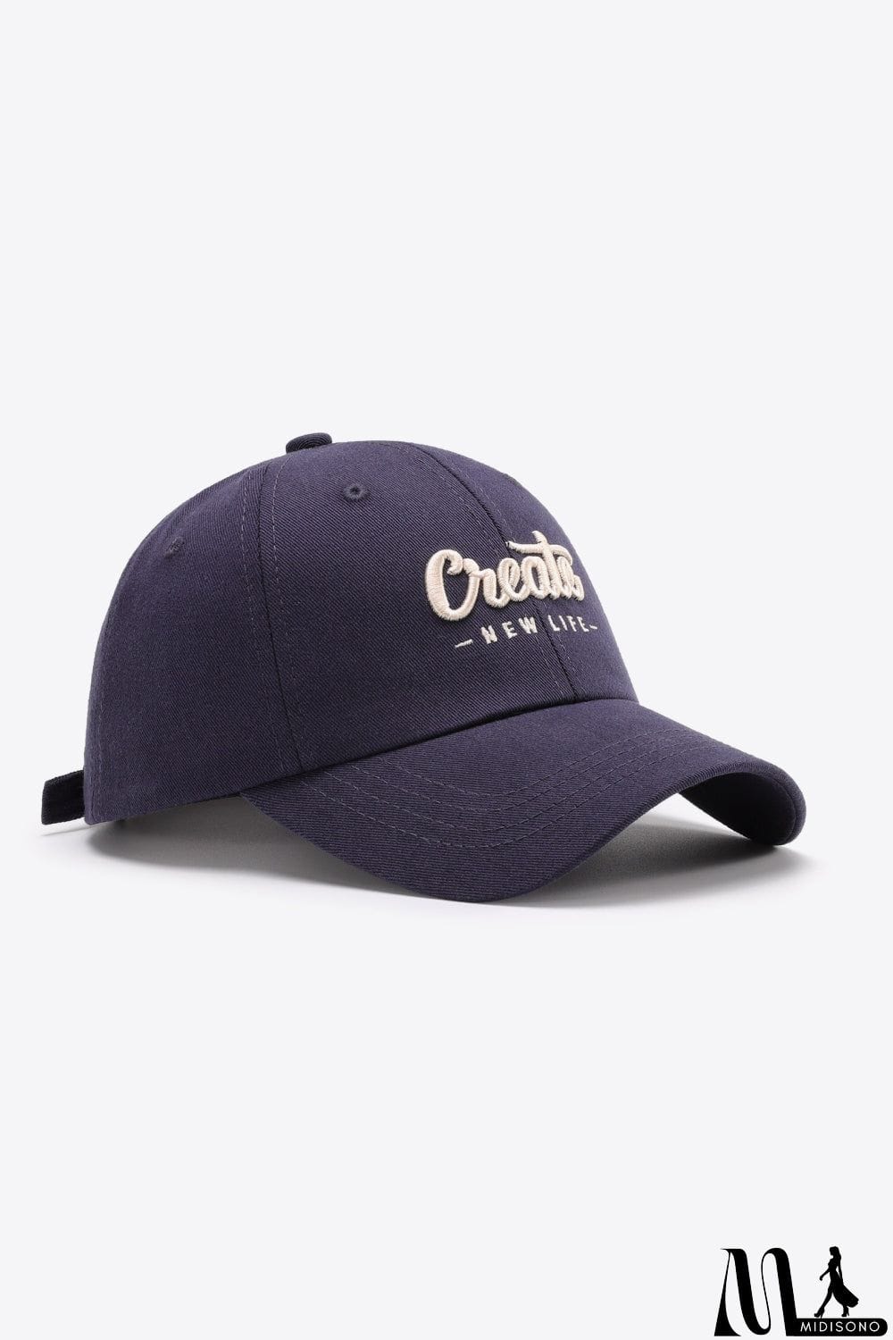 MidiSono - CREATE NEW LIFE Adjustable Cotton Baseball Cap