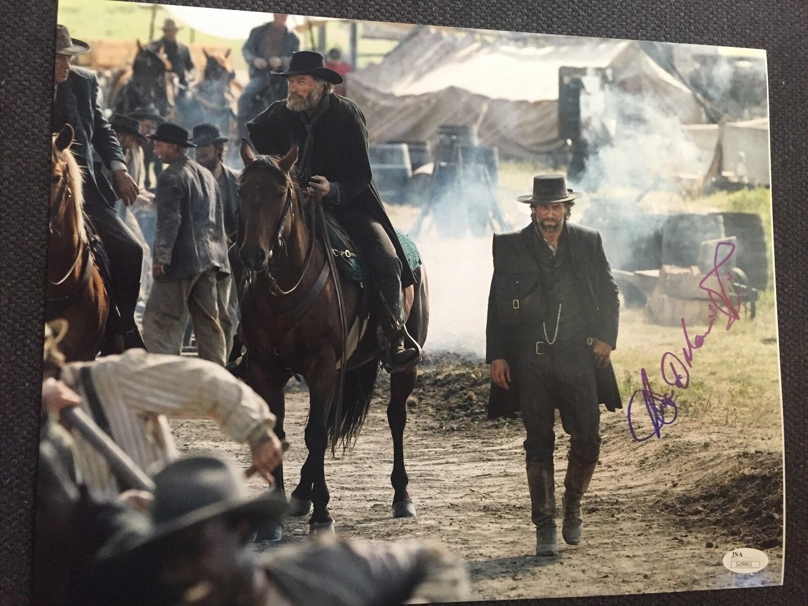 Hell On Wheels Anson Mount Autographed Signed 11x14 Photo Poster painting JSA COA