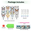 4Pcs Special Shape Dream Catcher Butterfly 5D DIY Diamond Painting Bookmark
