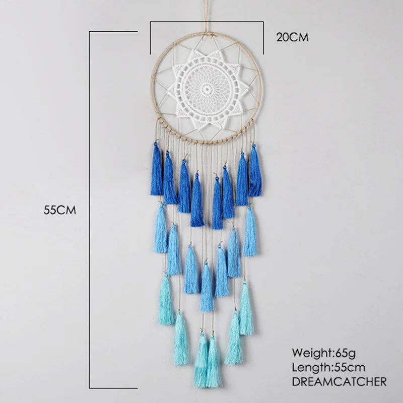Nordic Tassel Dream Catcher Room Decoration Bedroom Decor Girls Room Decor Pink Blue White Gift For Women