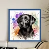 Black Labrador-11CT Stamped Cross Stitch 40*40cm