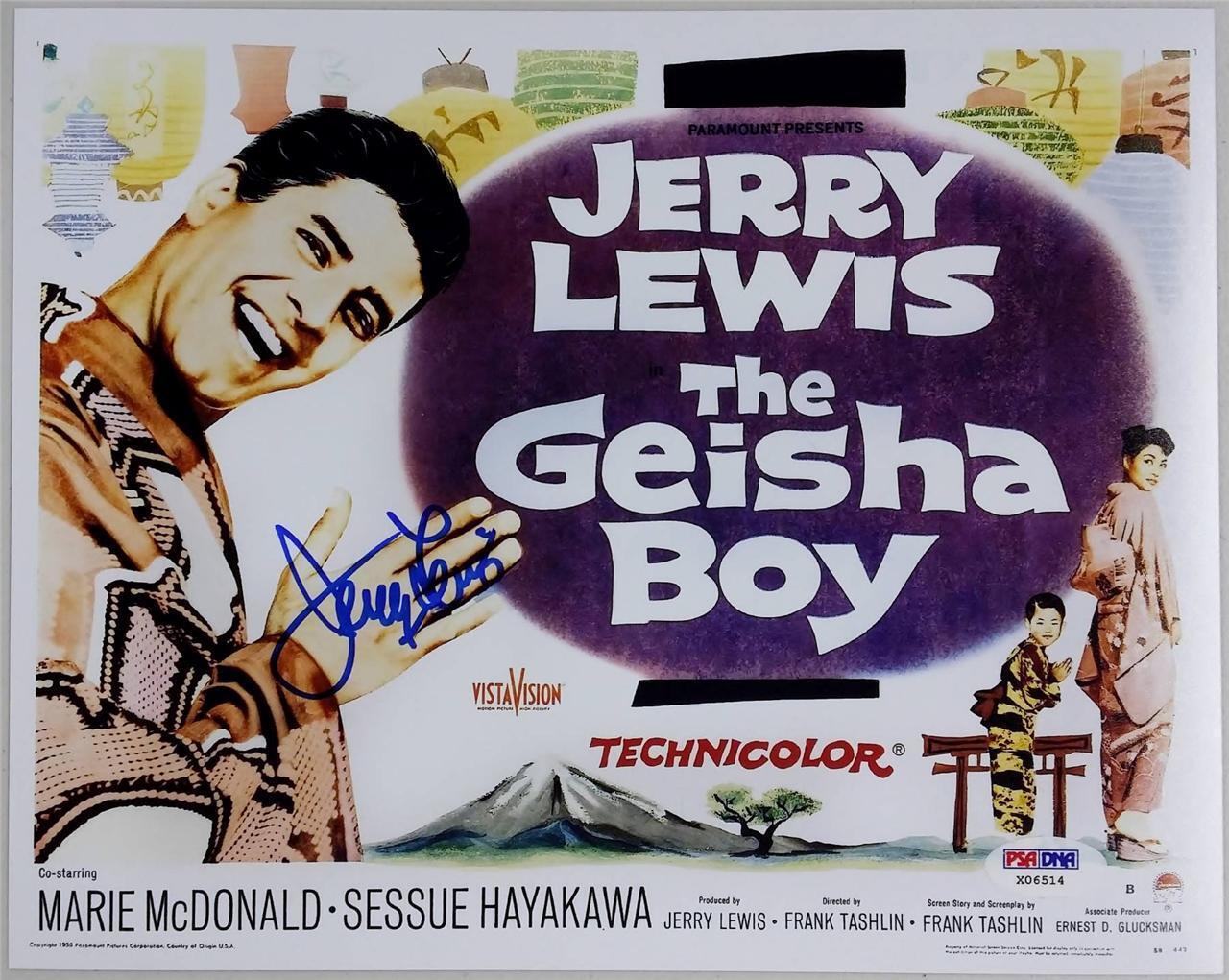 JERRY LEWIS Signed THE GEISHA BOY 8x10 Photo Poster painting PSA/DNA COA Auto AUTOGRAPH (B)