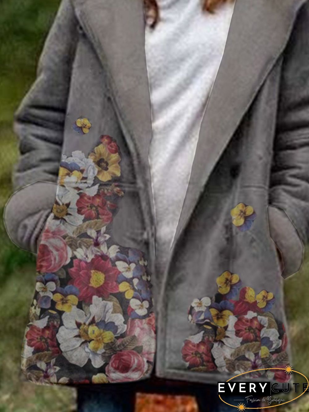 Large size Long Sleeve Vintage Hoodie Overcoat