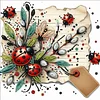 Diamond Painting-DIY Crystal Rhinestone Ladybugs