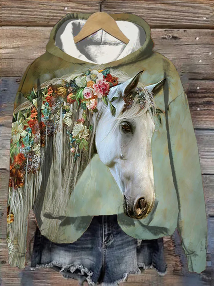 Horse print outlet hoodies