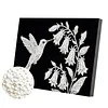 DIY Pearl Painting Bird for Home Wall Decor with Frame(20x30cm) Decor