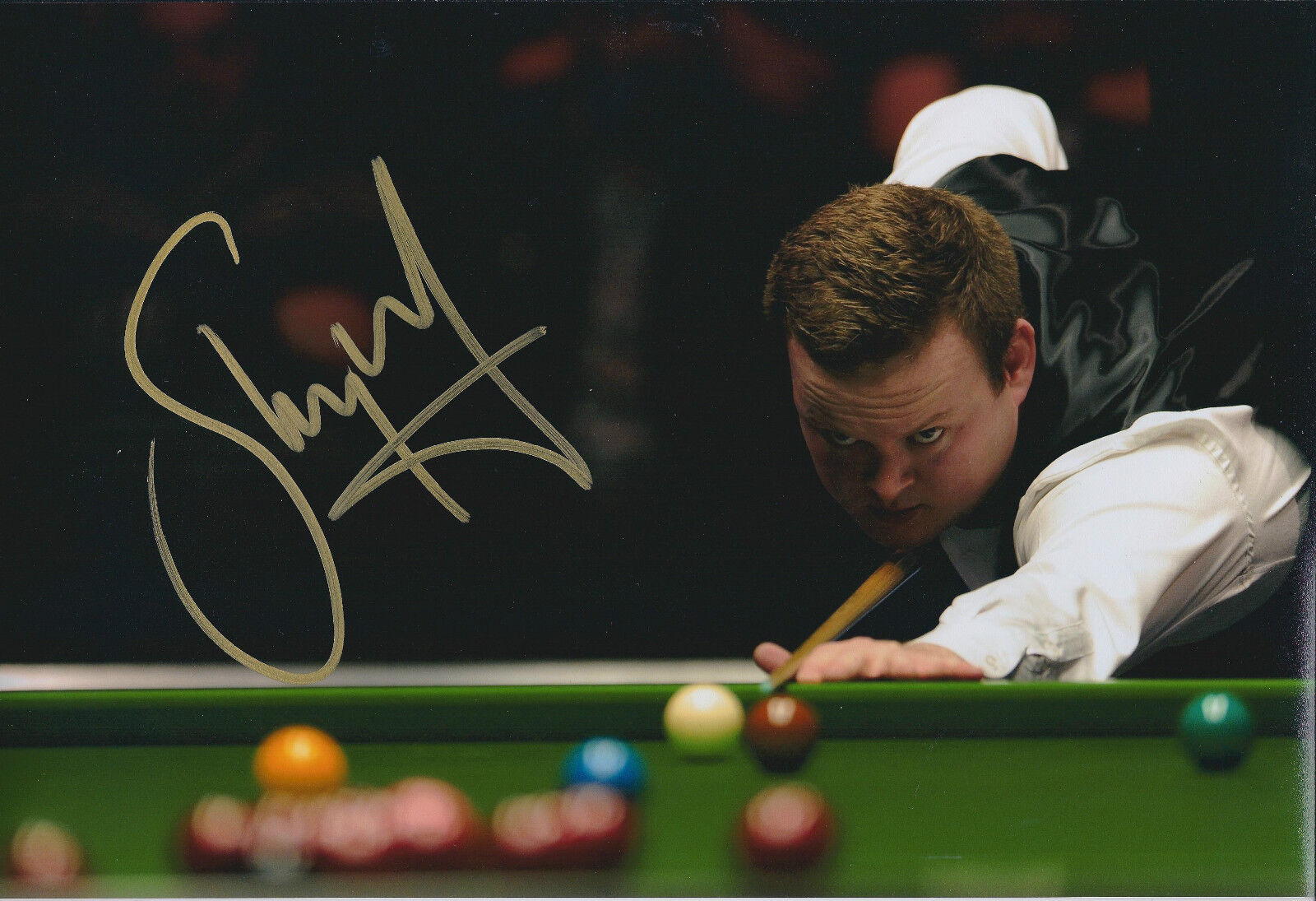 Shaun MURPHY SIGNED 12x8 Photo Poster painting AFTAL COA 2007 Malta Cup WINNER AUTOGRAPH