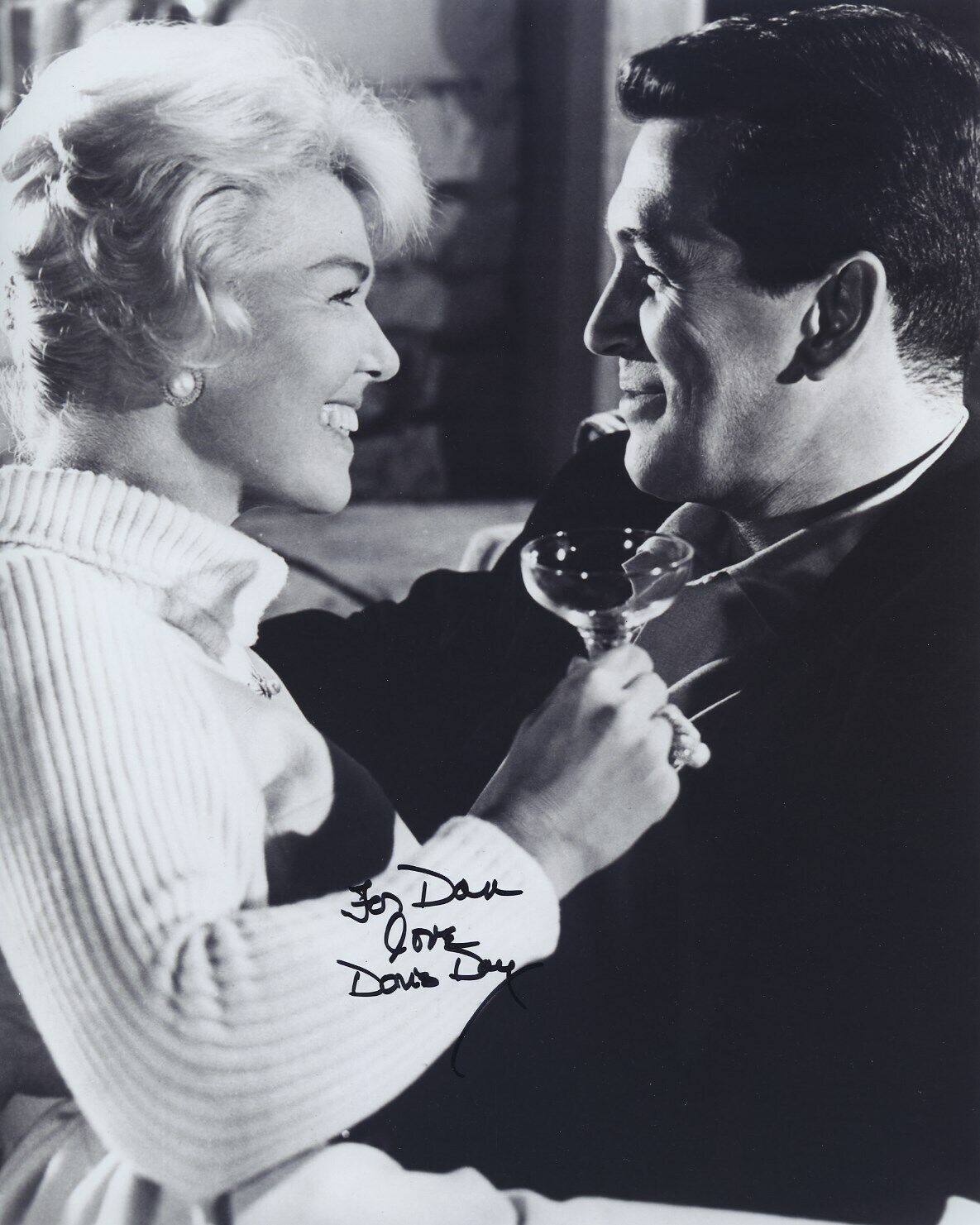 DORIS DAY SIGNED AUTOGRAPHED 8X10 Photo Poster painting FOR DAN