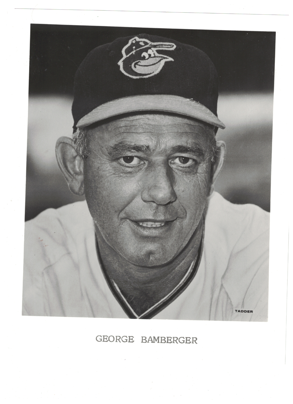 George Bamberger Baltimore Orioles 8x10 Vintage Team Issue Baseball Photo Poster painting RH3