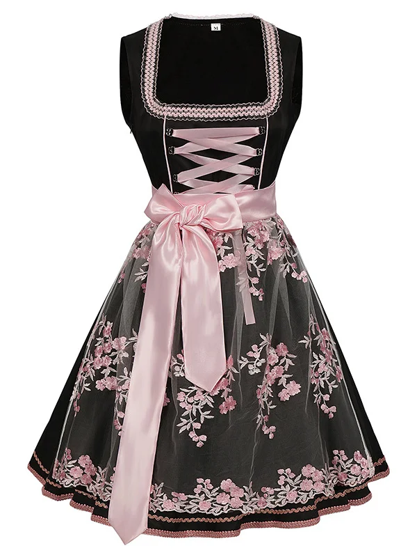 Halloween Oktoberfest Bavarian Carnival Cosplay Maid Dress