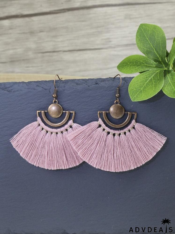 3pcs Tassel Decor Jewelry Set