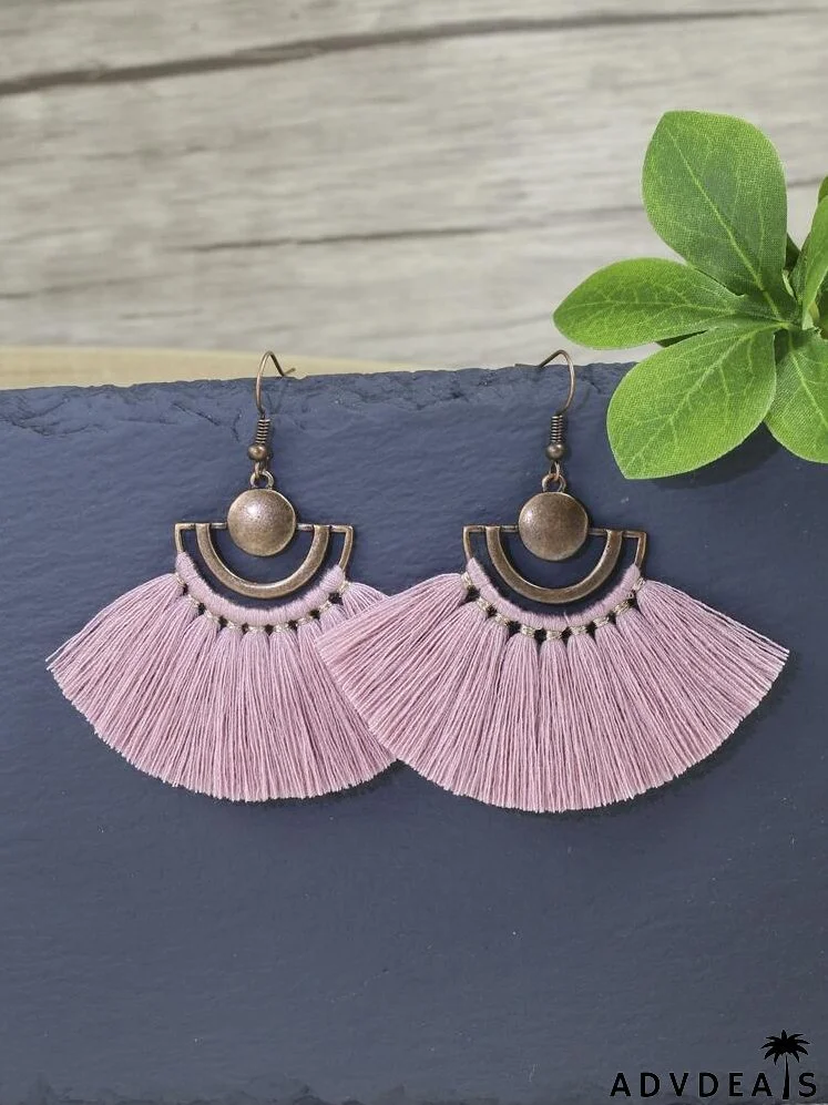 3pcs Tassel Decor Jewelry Set