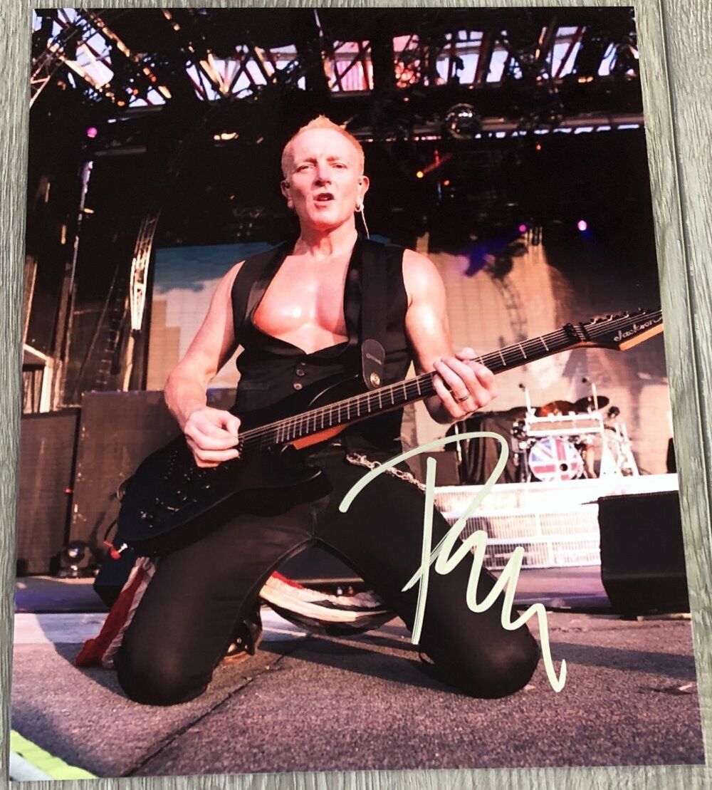 PHIL COLLEN SIGNED AUTOGRAPH DEF LEPPARD 8x10 Photo Poster painting I w/EXACT PROOF