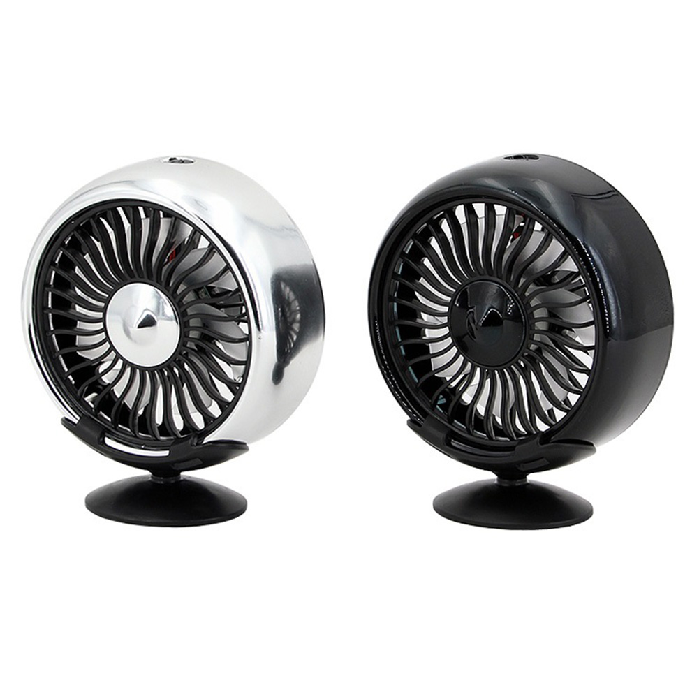 

Car Fan 3-Speed 7-Blade USB Powered Air Vent Clip Fan with Detachable Base, Silver, 501 Original