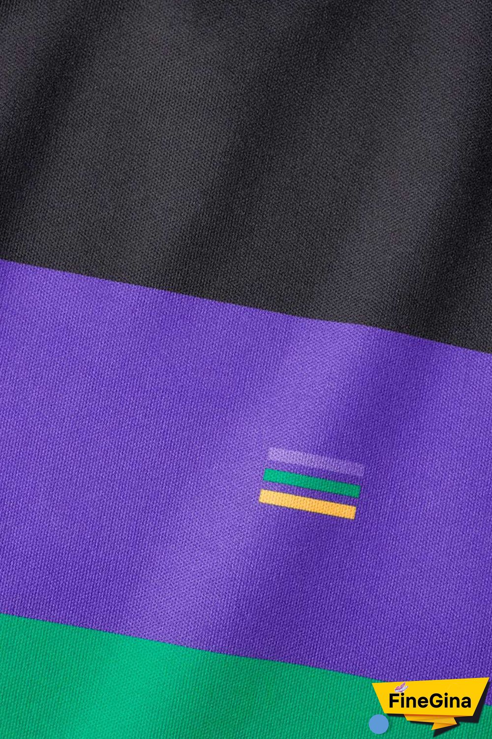 White Casual Striped Print Patchwork Hooded Collar Long Sleeve Two Pieces