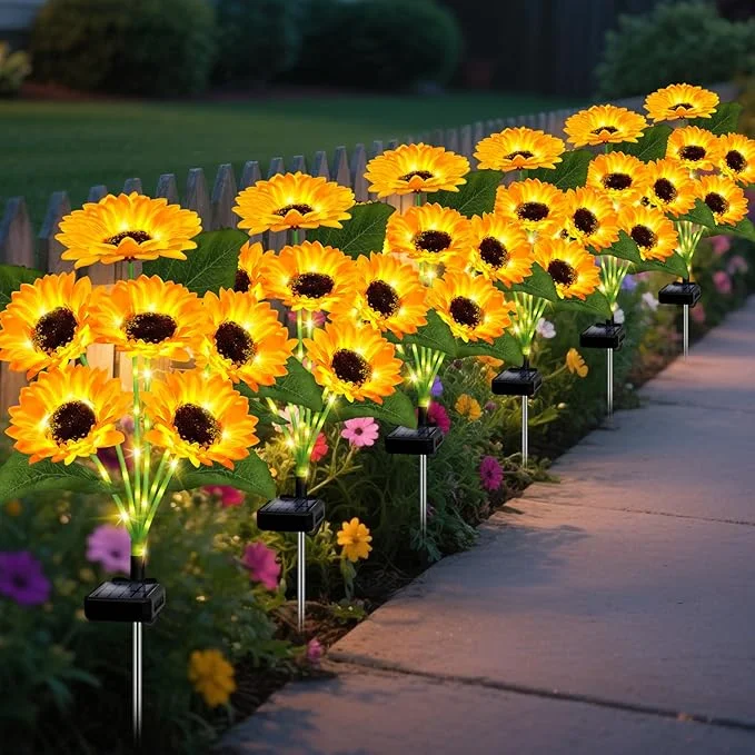 🌻Factory Direct Sales 49% Off - 🌞Solar LED Sunflower Garden Lights-29.6inch/74cm