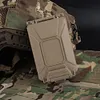 Modular Battery Storage Box Organizer for CR2032 AAA 18650 18350 CR123A (Khaki)