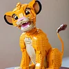 Simba the Lion King tuxedo cat building block toys children's toys gifts building block models