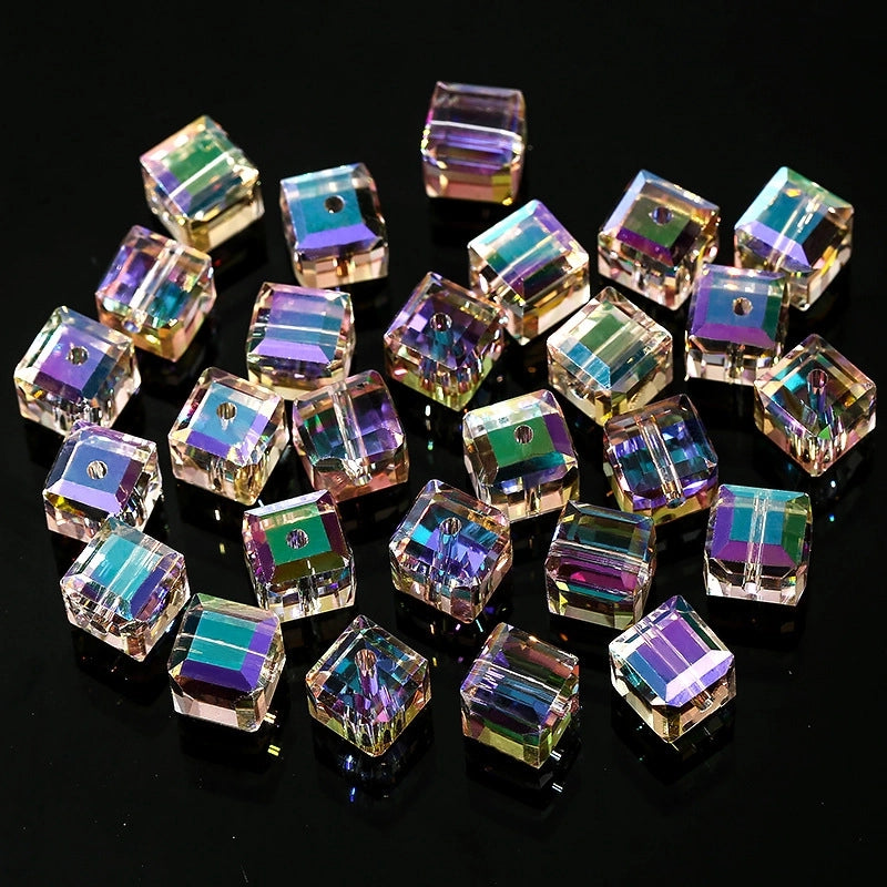 100 PCS/Package 50 PCS/Package Glass Solid Color Beads