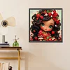 Diamond Painting -DIY Round Drill Strawberry Girl
