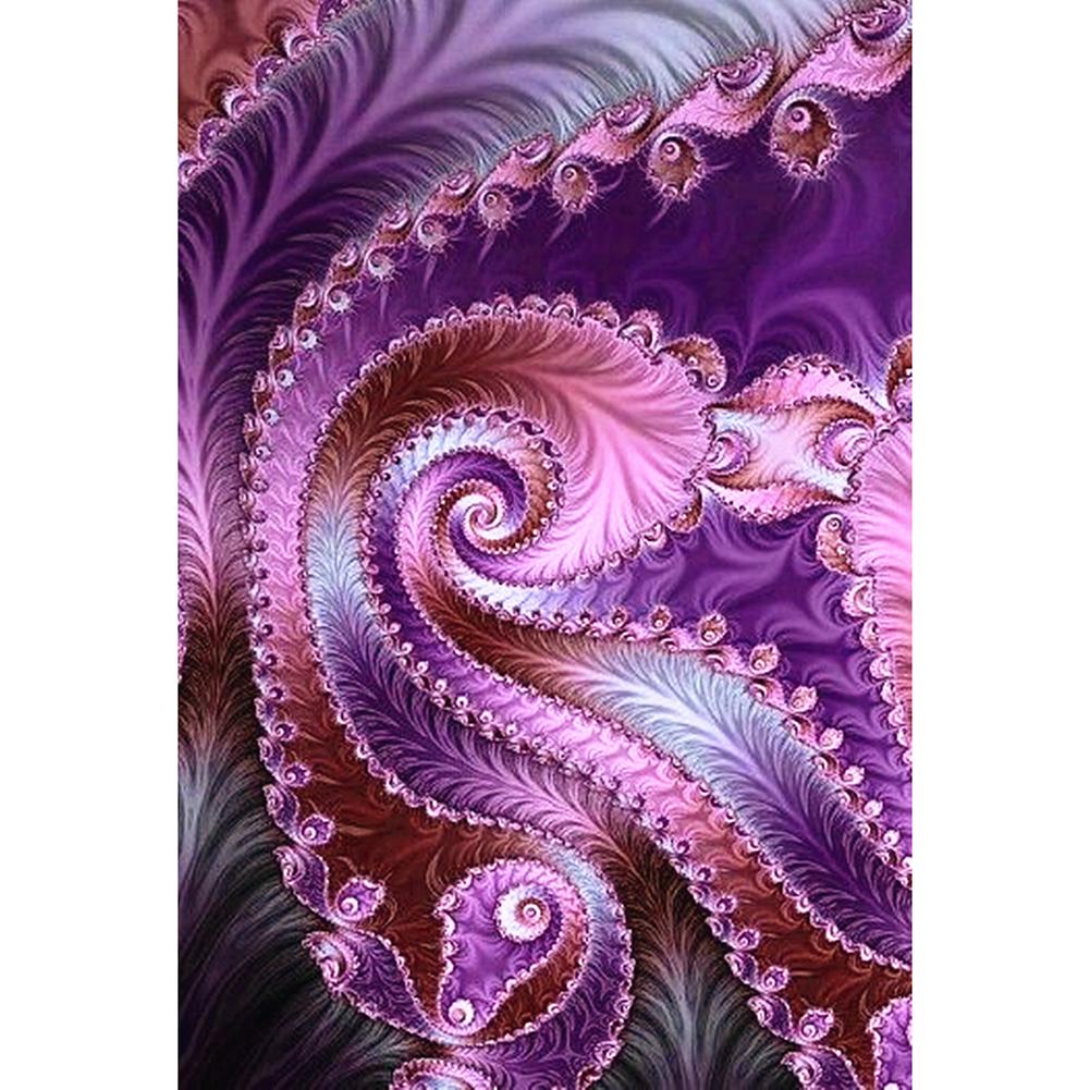 

30x40cm Round Drill Diamond Painting-Gorgeous Spiral Flower, 501 Original