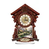 Diamond Painting Acrylic Retro Style Clock Ornament