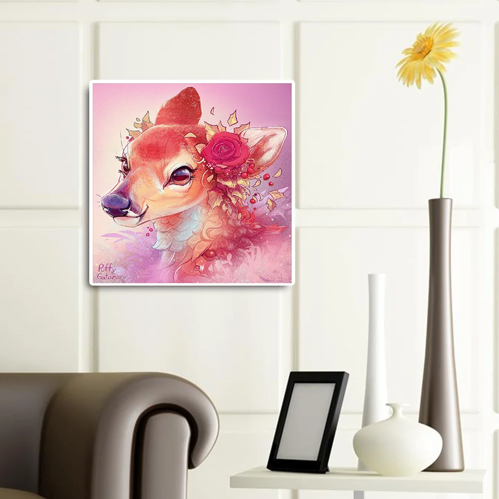 Full Round Diamond Painting 40*40cm - Giraffe