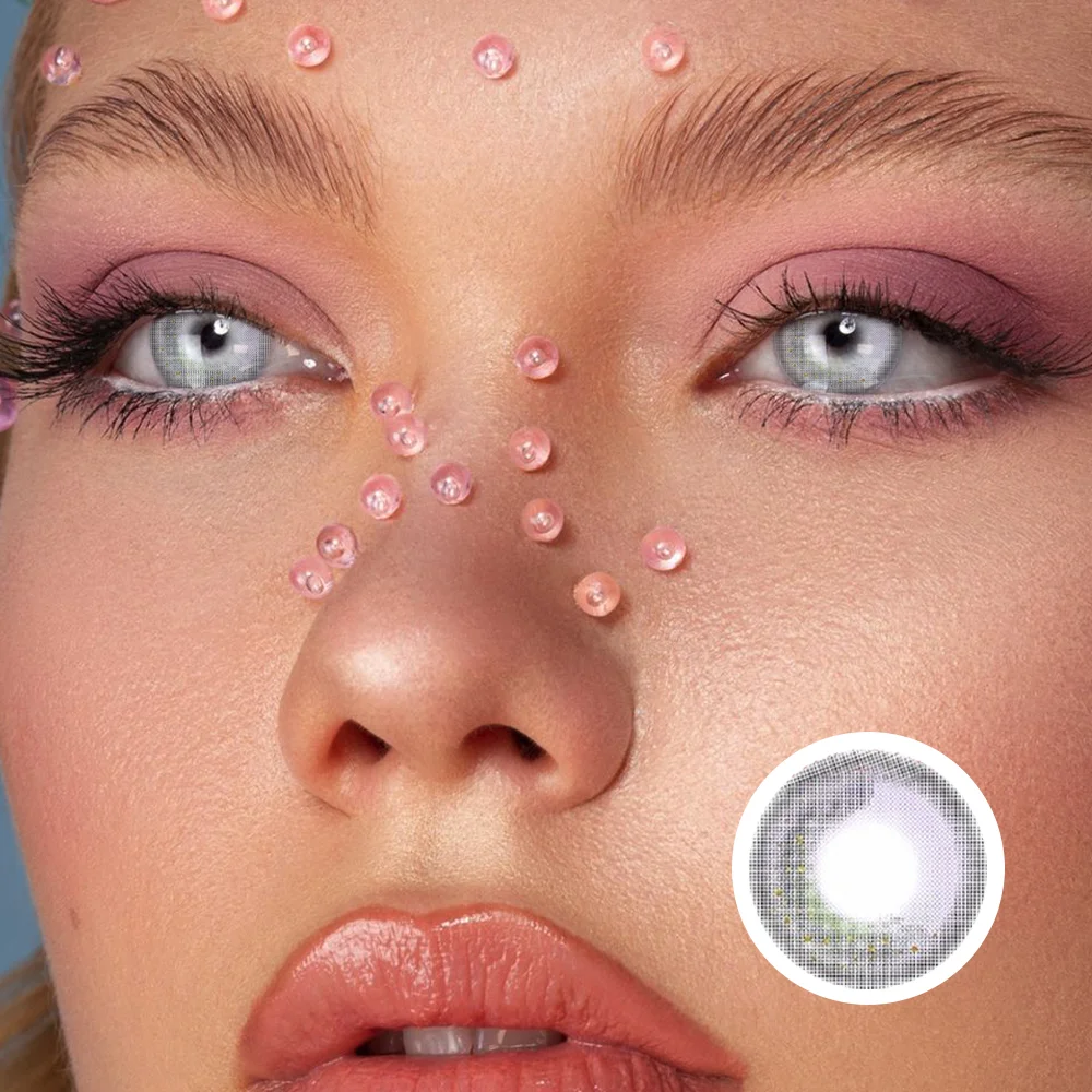 NEBULALENS Hoshino Sky Eye Brown Yearly Prescription Colored Contacts NEBULALENS