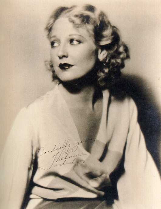 THELMA TODD Signed Photo Poster paintinggraph - Film Actress - preprint