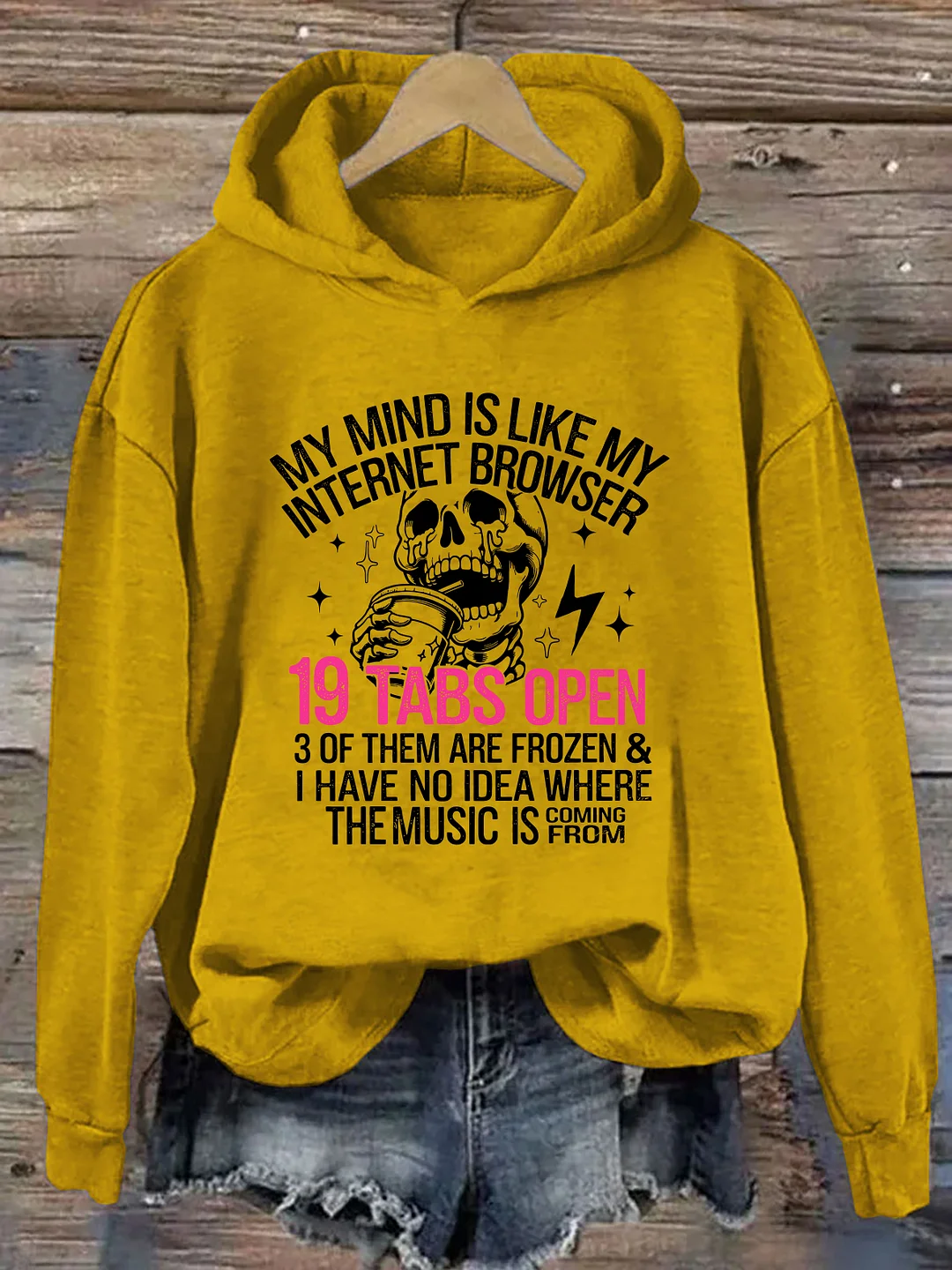 My Mind Is Like Internet Browser Hoodie