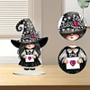 DIY Gnome Love Letter Diamond Painting Acrylic Single Side Desktop Decor