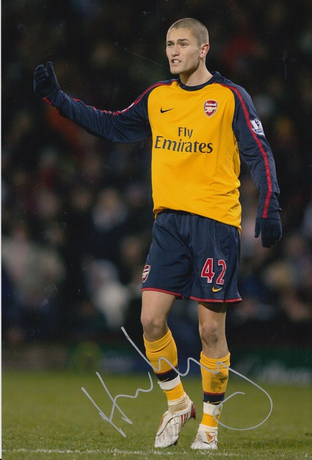 Henri Lansbury Hand Signed 12x8 Photo Poster painting - Arsenal Autograph 2.