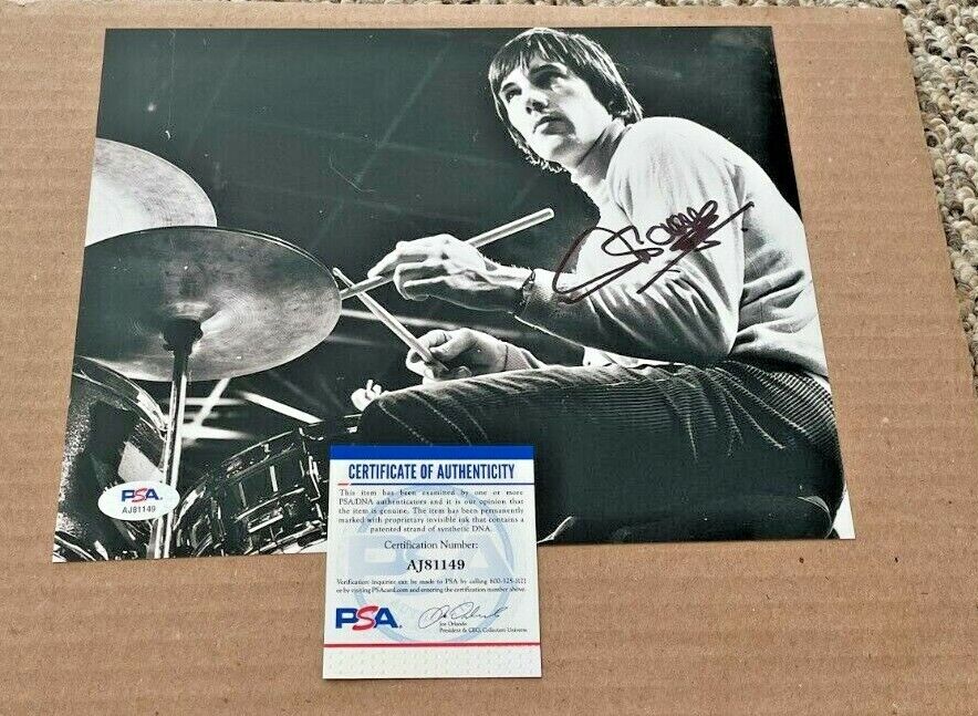 MICK AVORY SIGNED THE KINKS DRUMMER 8X10 Photo Poster painting PSA/DNA CERTIFIED