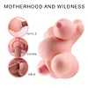 Pregnant Torso Sex Doll With Uterus Male Penetrable Nipple Sex Toy