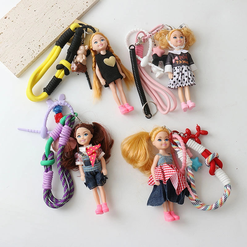Cloth Color Block Bag Charms