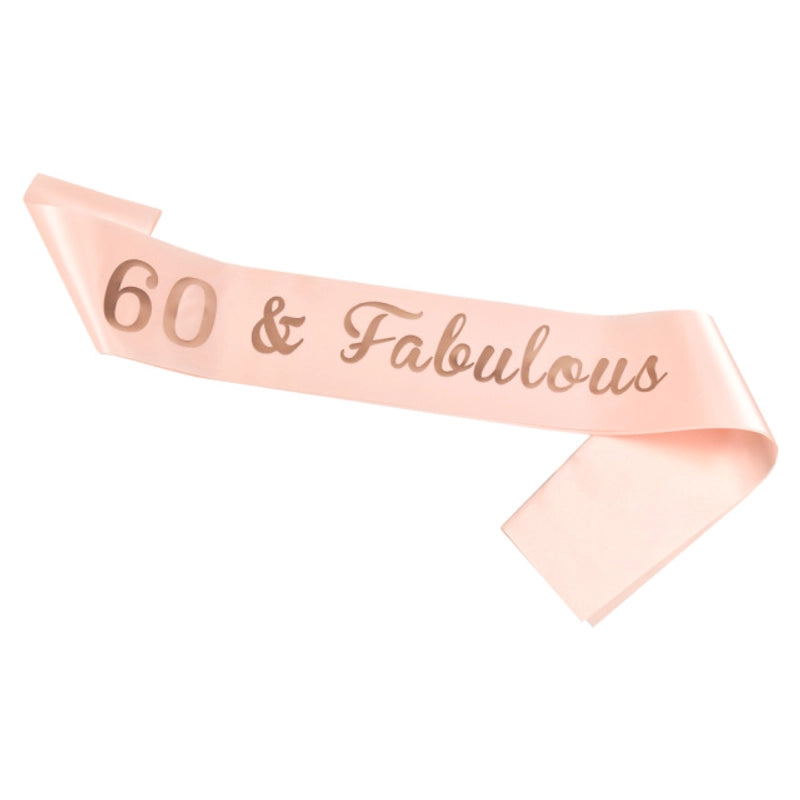 Hot Sale Champagne Birthday Shoulder Strap Crown Set 16 18 21 30 40 50 60 70 80 Headband