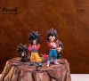 WCF Scale GT Ver. Super Saiyan 4 Son Goku & Super Saiyan 4 Vegeta - Dragon Ball Statue - Round Studio