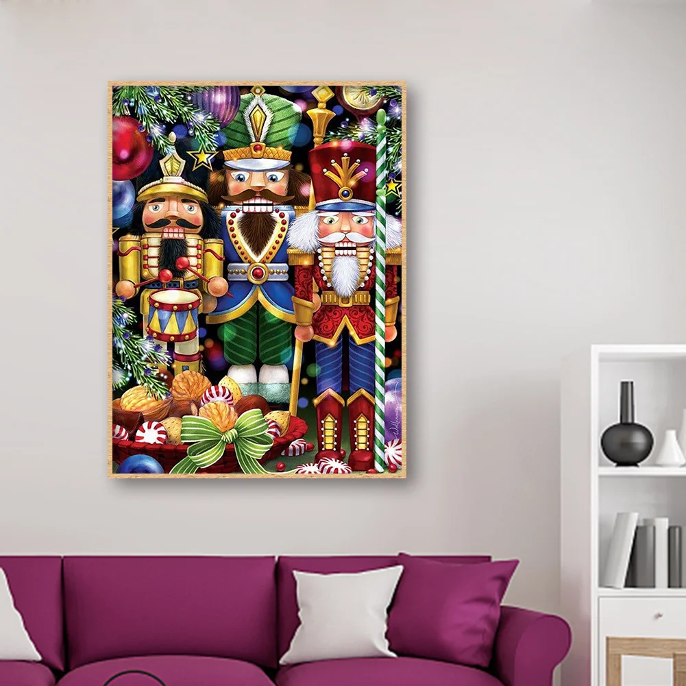 Diamond Painting - Full Round Drill - Serious Soldier(35*45cm)