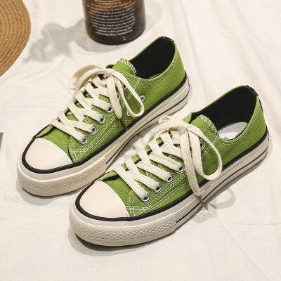 Women Canvas Shoes Women Fashion Summer Casual Sneakers Student Casual Shoes High Top Woman Vulcanize Shoes 2020 Spring Autumn