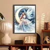 Diamond Painting-DIY Full Round Drill Moon Fairy