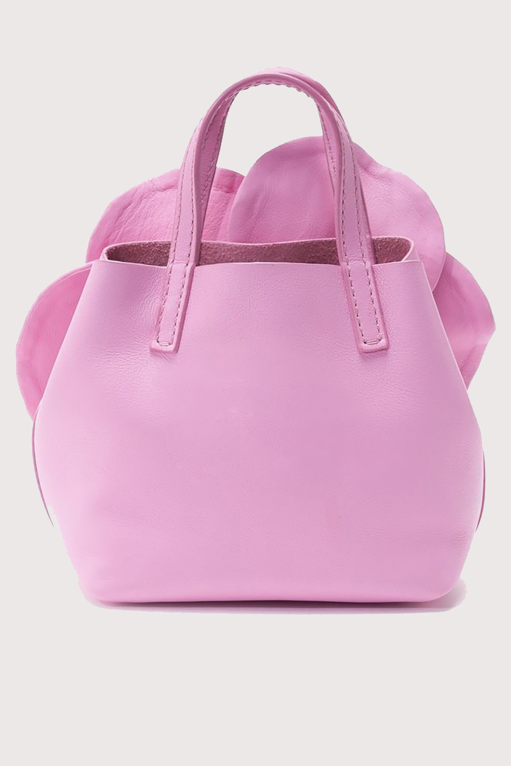Fashionable 3D Petals Flower Solid Collar Tote Bag
