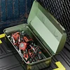Multifunctional Household Hardware Tool Box Industrial Grade Storage Box Thickened Metal Auto Repair Iron Sheet Car Box