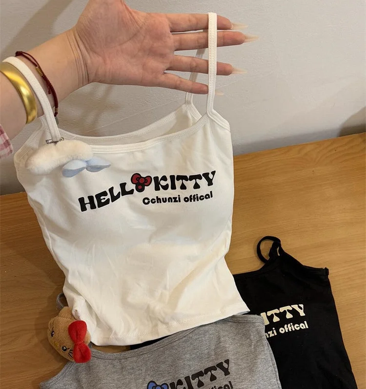 Wren Printed Built-In Bra Top