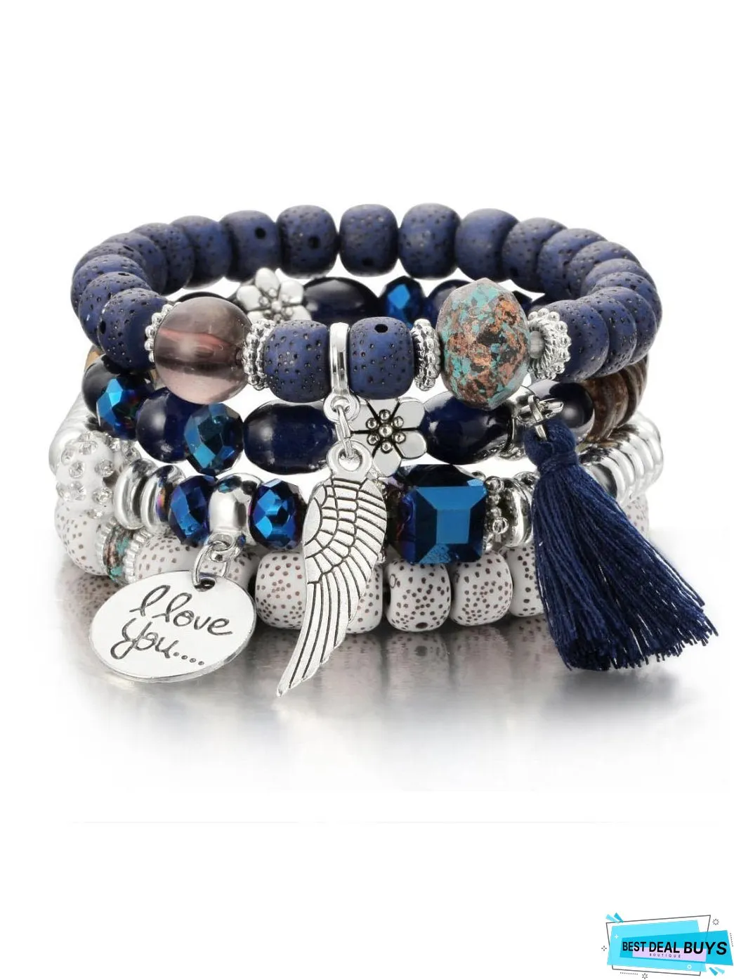 Bead Bangles Set