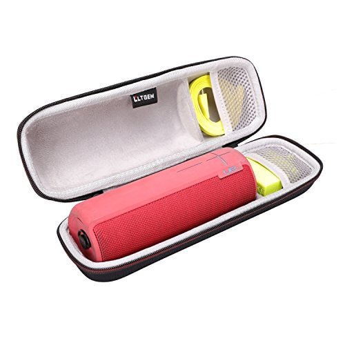 LTGEM Case for Ultimate Ears UE Boom 2 / UE Boom 1 Wireless Bluetooth Portable Speaker. Fits USB Cable and Wall Charger